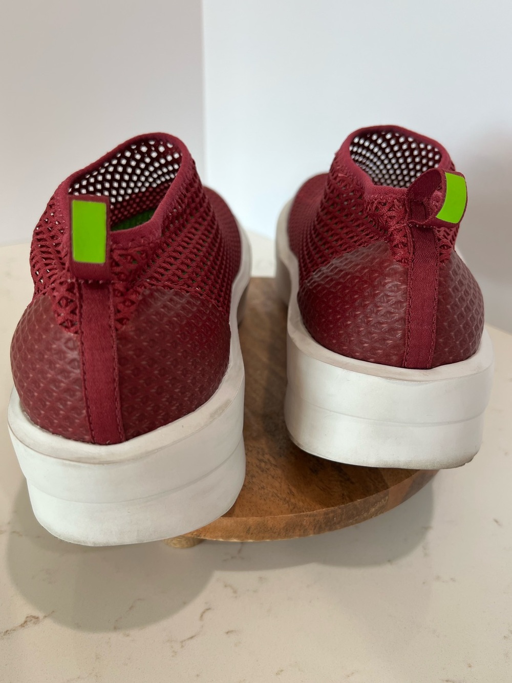 OOFOS OOmega Chukka Recovery Slip On Shoes Rosebud Pink Mesh Women’s Size 10 - Picture 4 of 12